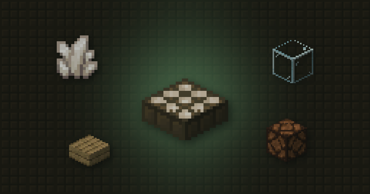 A daylight detector surrounded by nether quartz, glass, an oak slab and a redstone lamp